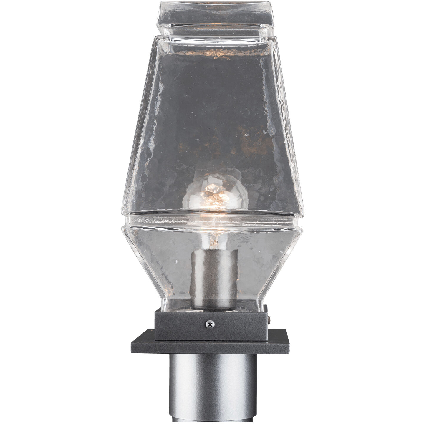 Landmark LED 7.3 inch Argento Grey Outdoor Post Mount in 3000K LED